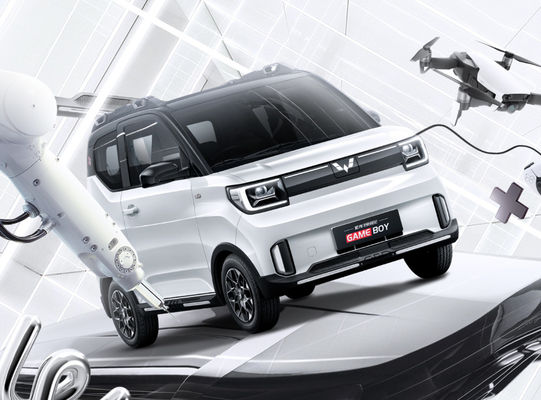 3 portas 4 assentos Wuling Hongguang EV Wuling Mini Electric Car 120-170KM