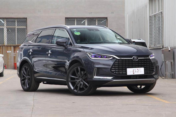 600-730KM Byd Tang Electric Car Midsize SUV 5 portas 7 assentos
