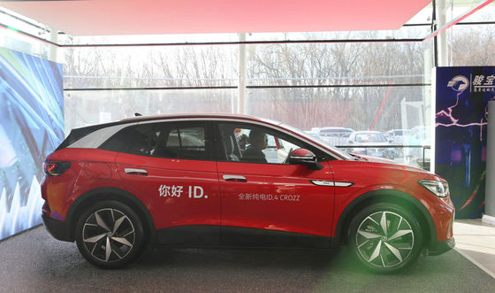 Portas puras do carro elétrico 5 dos carros 400-550KM da VW EV de ID.4 CROZZ 5 assentos