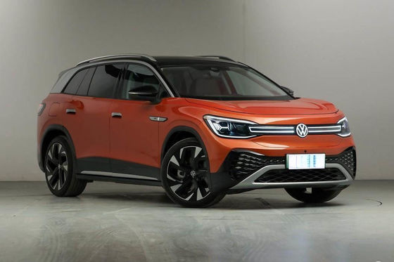 Portas meados de 7seats do tamanho 5 da VW ID.6 CROZZ dos carros da VW EV de 439-586KM grandes