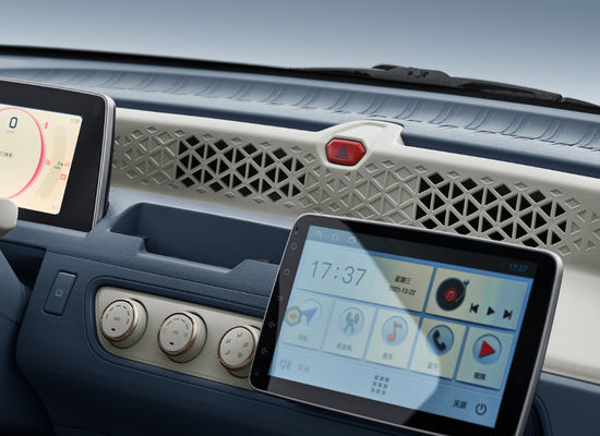 3 portas 4 assentam o veículo elétrico Fengguang Mini Ev do motor de Dongfeng 120KM-220KM