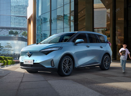 O carro elétrico 2022 510KM de Haima 7X Mpv 5 portas 7 assenta a carga 0.45H rápida