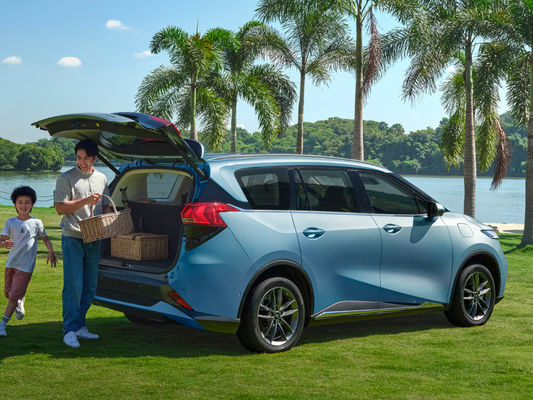 O carro elétrico 2022 510KM de Haima 7X Mpv 5 portas 7 assenta a carga 0.45H rápida