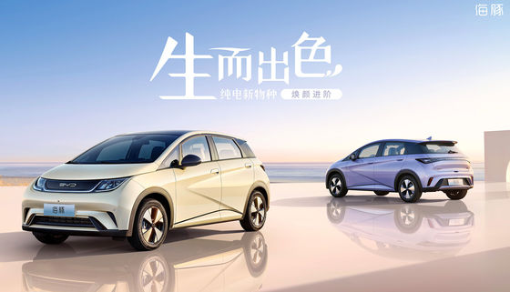 Mini Byd Dolphin Ev elétrico puro 301-405KM 5 portas 5 assentos
